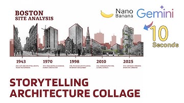 Gemini Made This Storytelling Architecture Collage in 10 Seconds