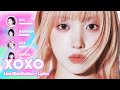 Nmixx  xoxo line distribution  lyrics karaoke patreon requested