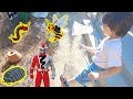おもちゃのリュウソウジャーと虫取り!こわいハチがおそってきたー!ダンゴムシも見つけたぞ 恐竜 ドッキリ おでかけ かくれんぼ ロボットチャンネル for Kids
