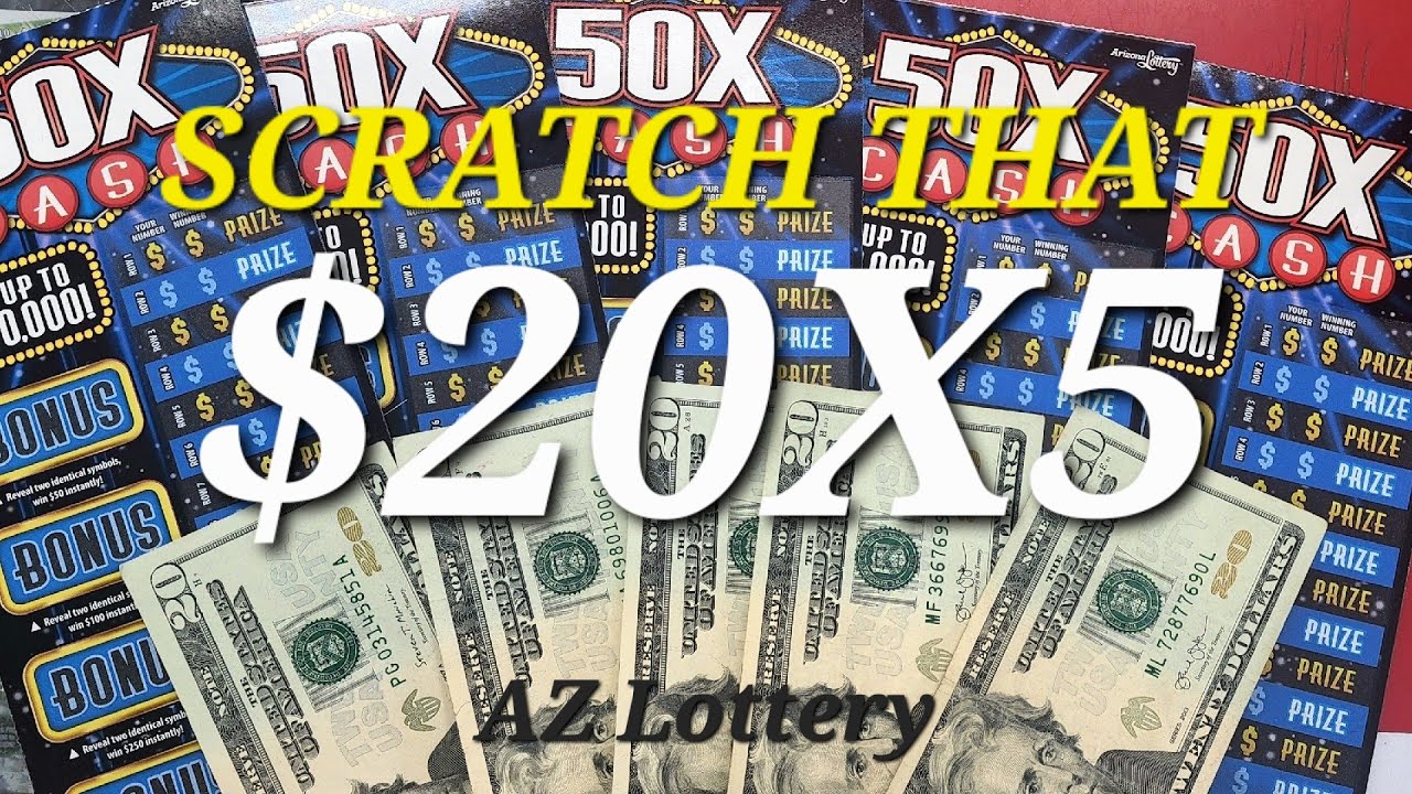 20X5] [50X CASH AZ Lottery Scratchers] YouTube