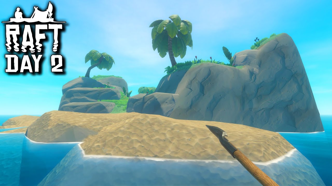 TROPICAL ISLAND DREAMS! | Raft: Chapter 2 - Day 2 | (Raft 2020 New Update Gameplay)