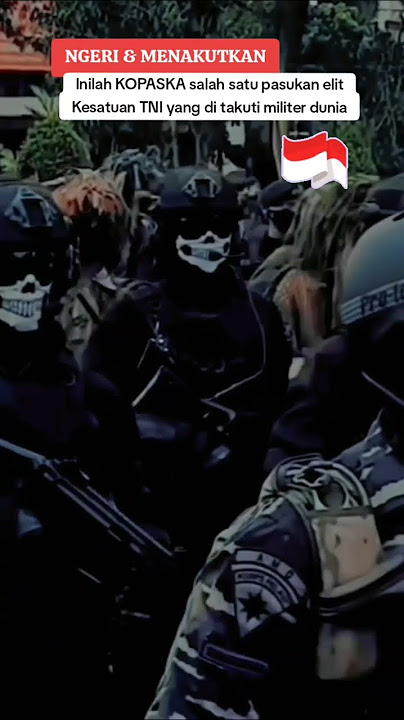 Mengenal Kopaska, Pasukan Elit TNI AL dengan Masker Bergambar Tengkorak