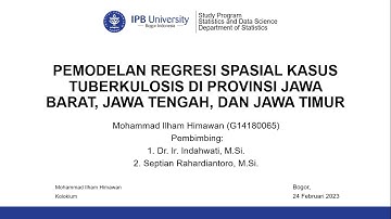 Pemodelan Regresi Spasial Kasus Tuberkulosis di Provinsi Jawa Barat, Jawa Tengah, dan Jawa Timur