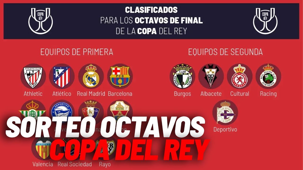 EN DIRECTO l Copa del Rey, sorteo de octavos de final en vivo - YouTube