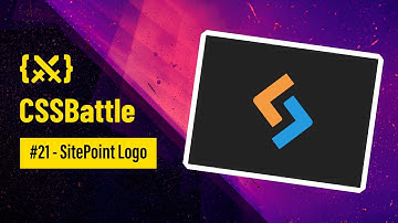 ⚔️. CSS Battle — SitePoint Logo (Battle #4 - Target 21)