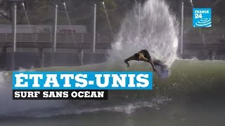Première compétition de surf...sans océan