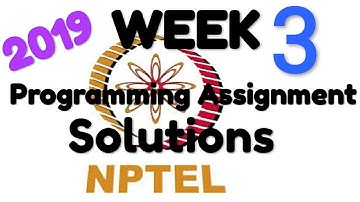 NPTEL | Joy of computing using Python  | WEEK 3| Programming Assignment 3:Digits