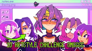 10 artstyle challenge but i cant count