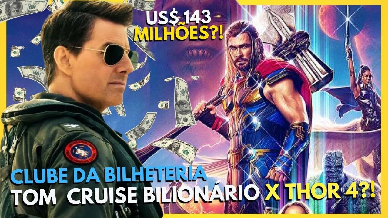 THOR AMOR E TROVÃO BATE ESTREIA DE TOP GUN MAVERICK?!