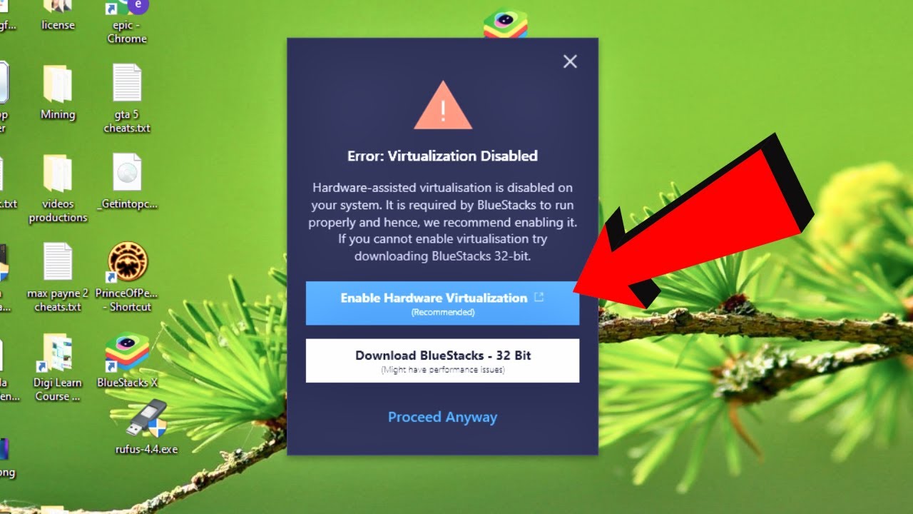 BlueStacks 1O Error Virtualization Disabled FIXED ! - YouTube