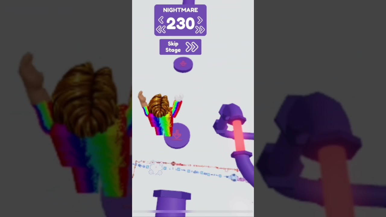 Completing a very hard nightmare ￼stage ￼￼￼in masters difficulty chart, obby￼￼￼