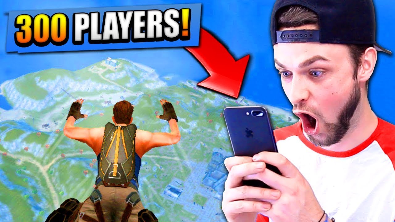 300 PLAYER BATTLE ROYALE... ON MY PHONE! - YouTube