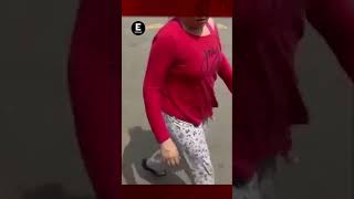 Mujer le da golpes a repartidor de comida en Pachuca