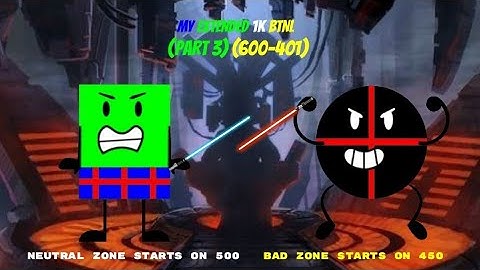 My Extended 1K BTNL (Part 3) (600 - 401) (NOT FOR THE FAINT HEARTED)