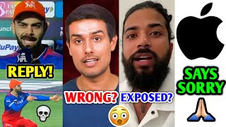 How can a YouTuber do this...😨| Dhruv Rathee WRONG?, Uk07 Rider EXPOSED?, Virat Kohli REPLY, Apple