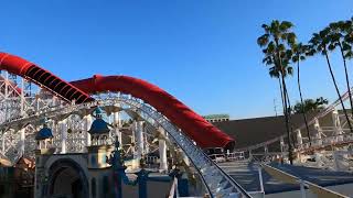 Disneyland California Incredicoaster (Front Row, 4k)