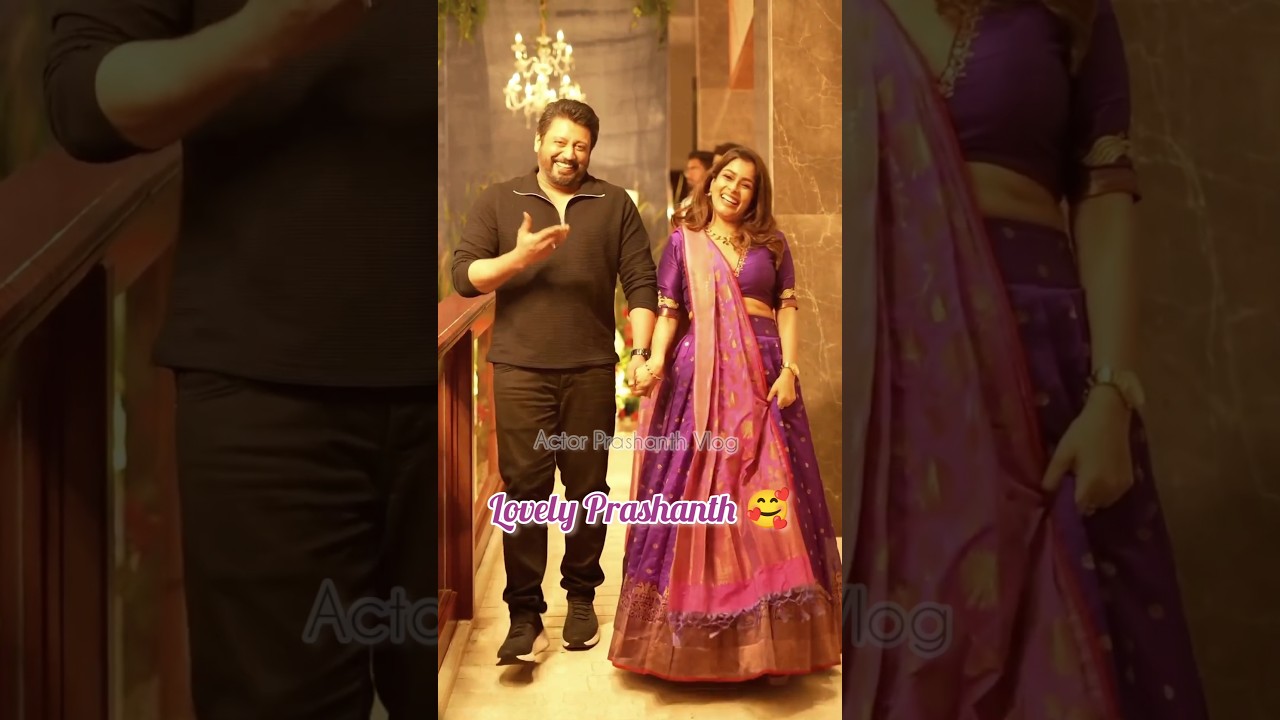 TopStar Prashanth's lovely moments with celebrities at kala master family wedding