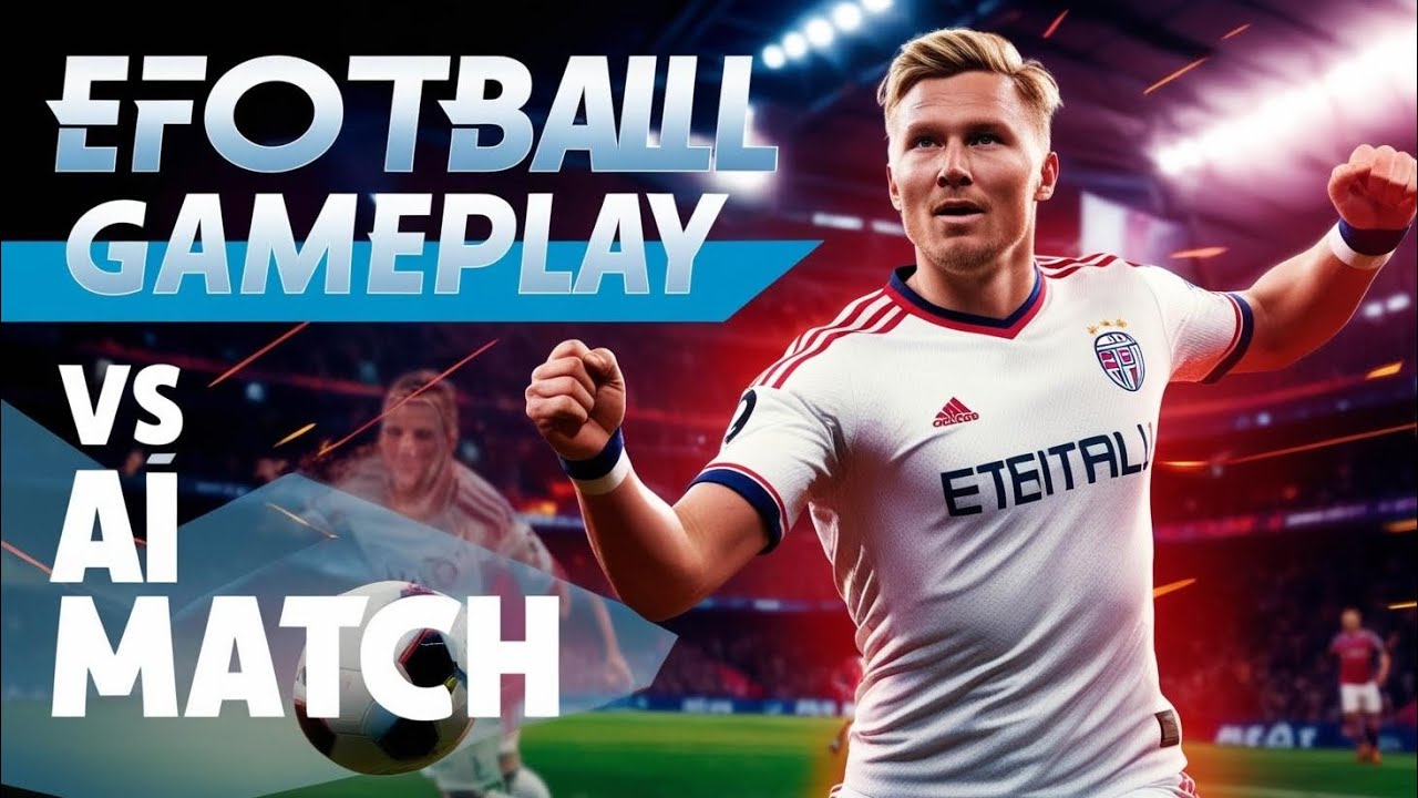 Efootball Gameplay⚽ Vs AI match🔥Am I win??😑