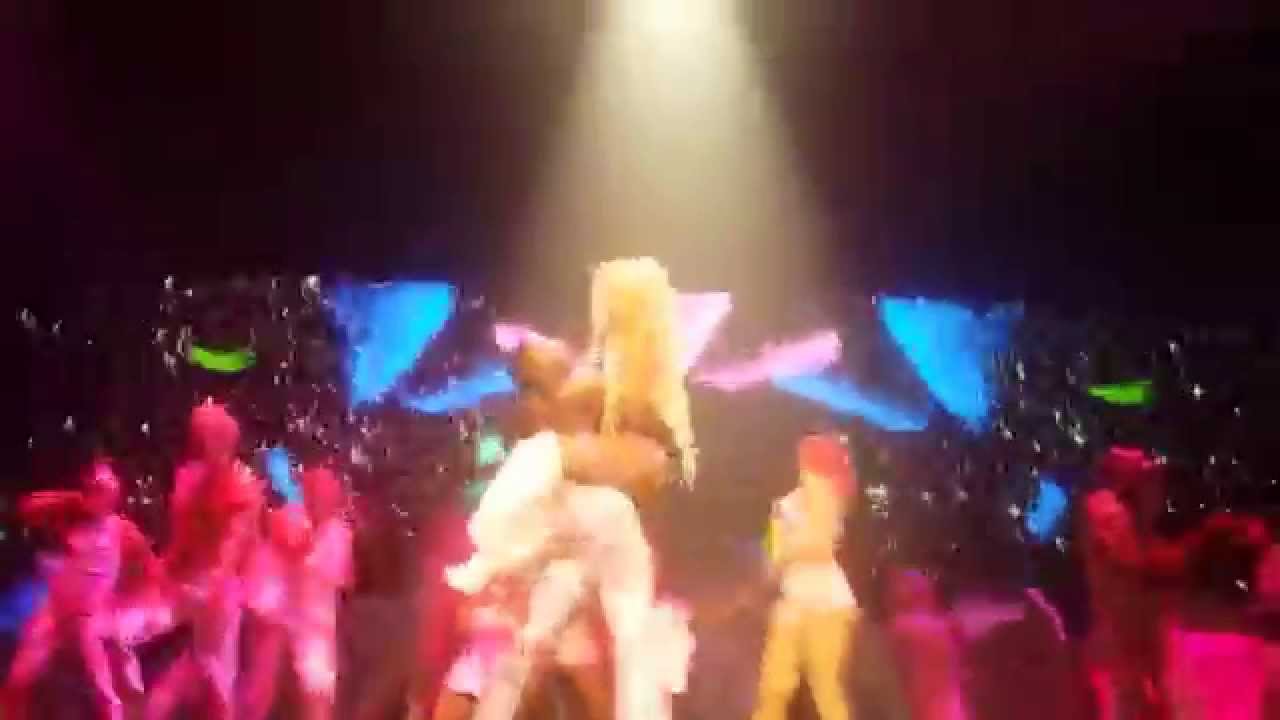 Lady Gaga - G.U.Y / Donatella artRAVE  Las Vegas Aug 1 (NEW OUTFIT)