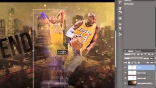 Kobe Bryant legend wallpaper - speed art video