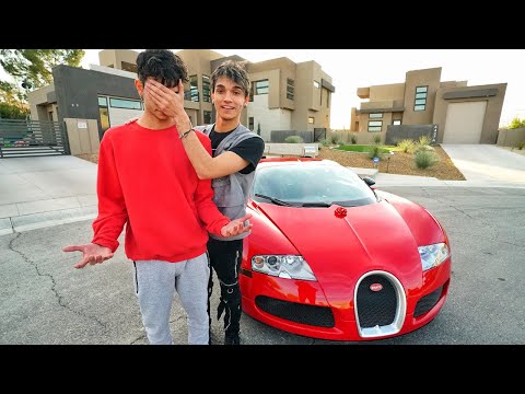 SURPRISING TWIN BROTHER WITH BUGATTI!!