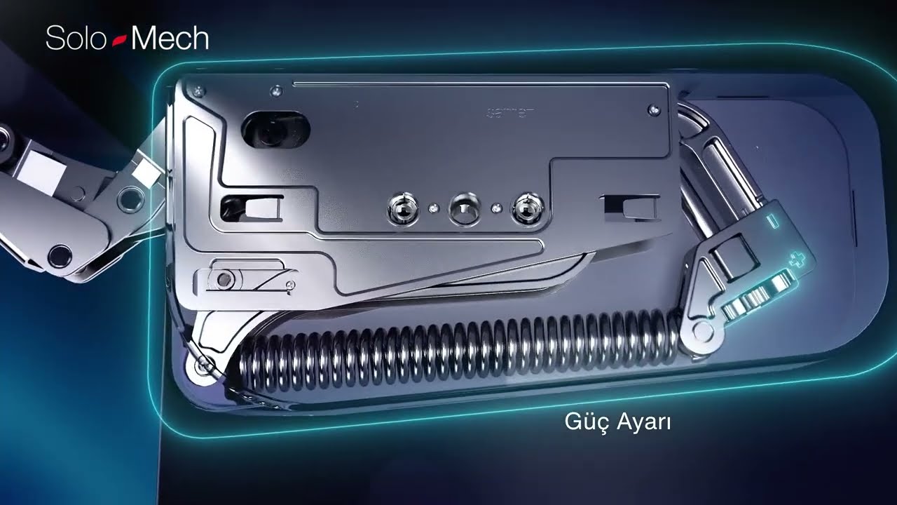 SAMET Solo Mech | Kolay Montaj & 3D Ayar Mekanizması - Easy Installation & 3D Adjustment Mechanism