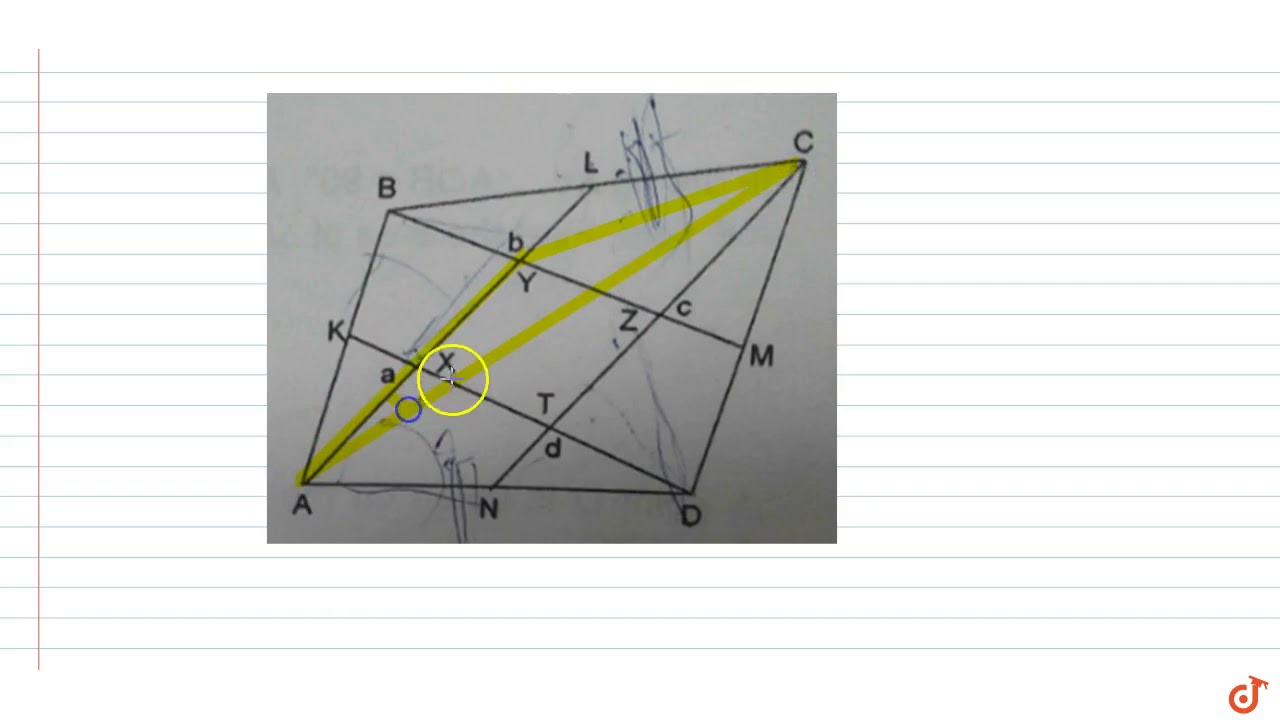 Let A B C D Be The Vertices Of A Convex Quadrilateral K L M N The Midpoints Of The Sides X Y Youtube