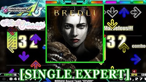 【DDR A3】 BREDLI [SINGLE EXPERT] 譜面確認＋Clap
