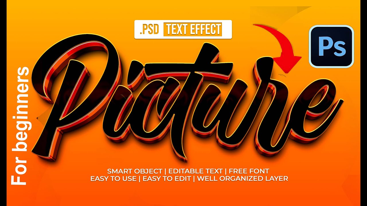 Premium 3D Text Effect in Photoshop – Ultimate Guide for Stunning ...