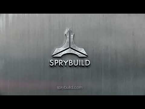 Sprybuild's 3D printer with conveyor belt