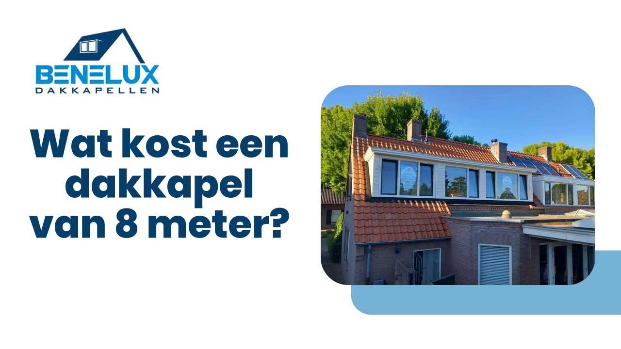 Wat kost een dakkapel van 8 meter? YouTube