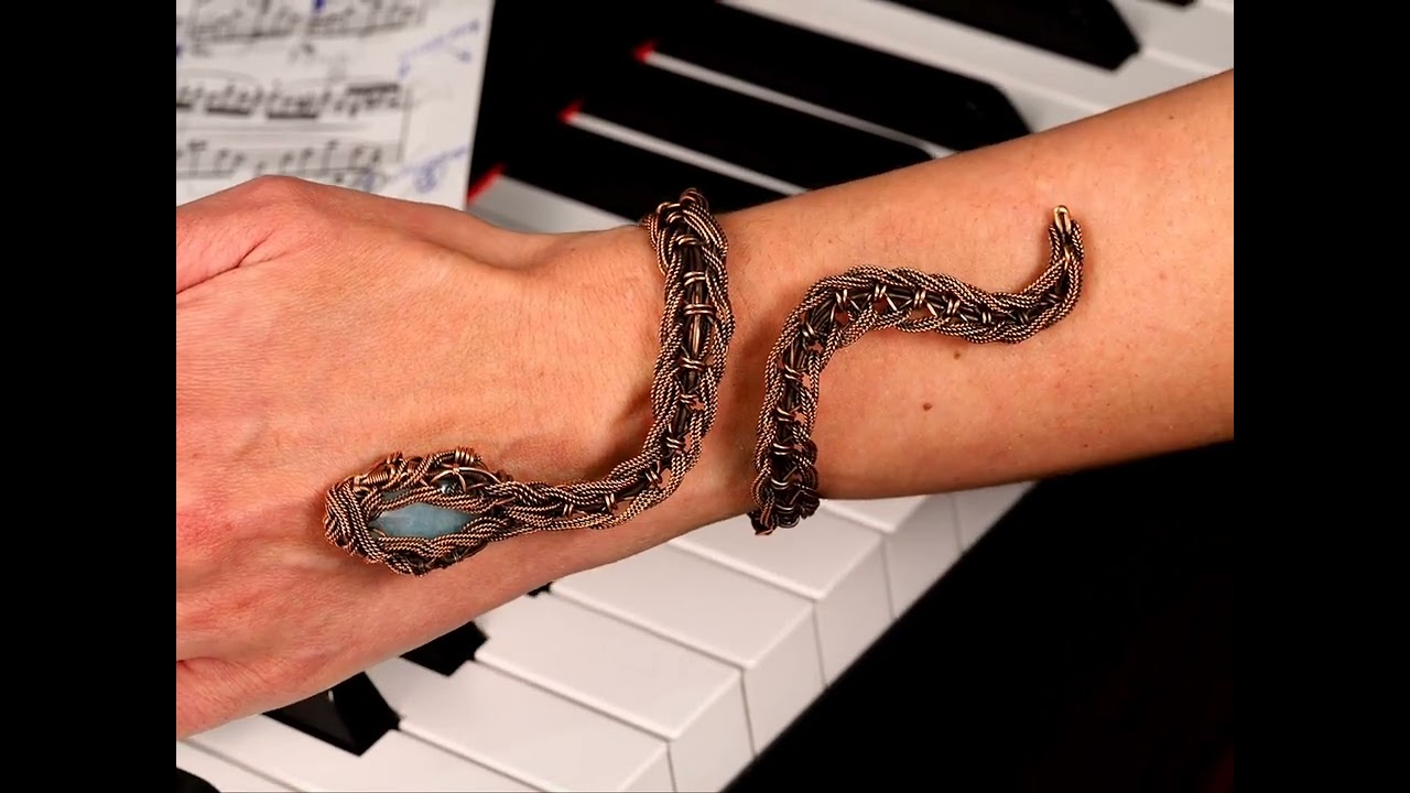 Punk Hip Hop Silver Snake shaped Pendant Copper Bracelet For - Temu United  Arab Emirates