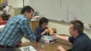 Common Core Demonstration Teacher Tom Pham uses the 5E Model in his...