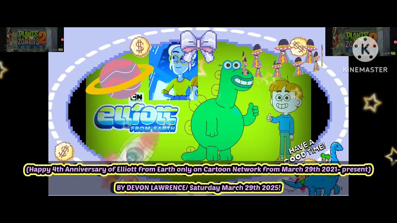 (Happy 4th Anniversary of Elliott from Earth only on Cartoon Network from March 29th-April 9th 2021)