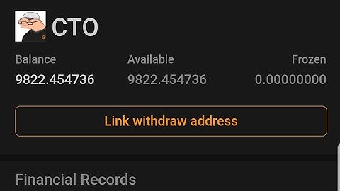 how to Link Your CTO address in Satoshi app.