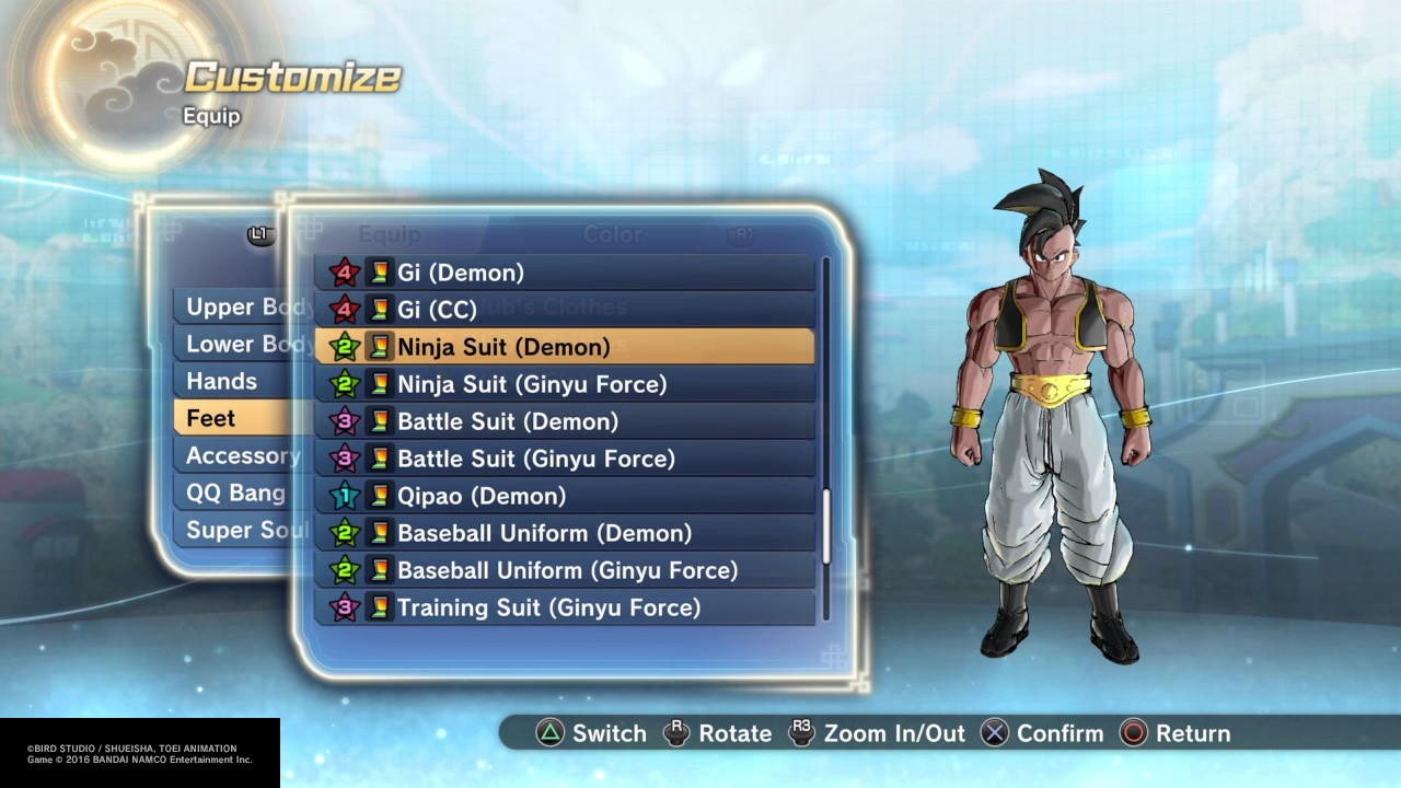 DRAGON BALL XENOVERSE 2 Character creation: Uub - YouTube