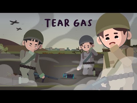 Video: Gas pemedih mata, kartrij gas untuk mempertahankan diri