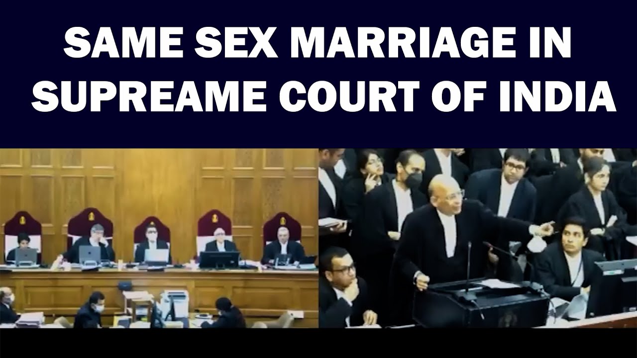 Abhishek Manu Singhvi Arguement on Same Sex Marriage | #SameSexMarriage ...