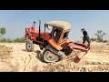 Alghazi 65 hp tractor  fiat 640 tractor power  mf 375 tractor stunts  nadeem vlog