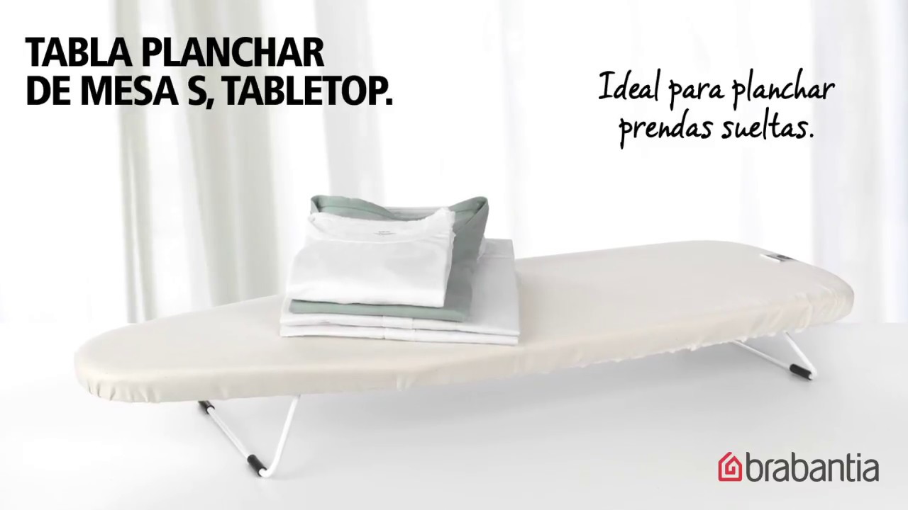 incrementar domingo motivo Tabla planchar de mesa TableTop S | 95x30 cm | Brabantia | - YouTube