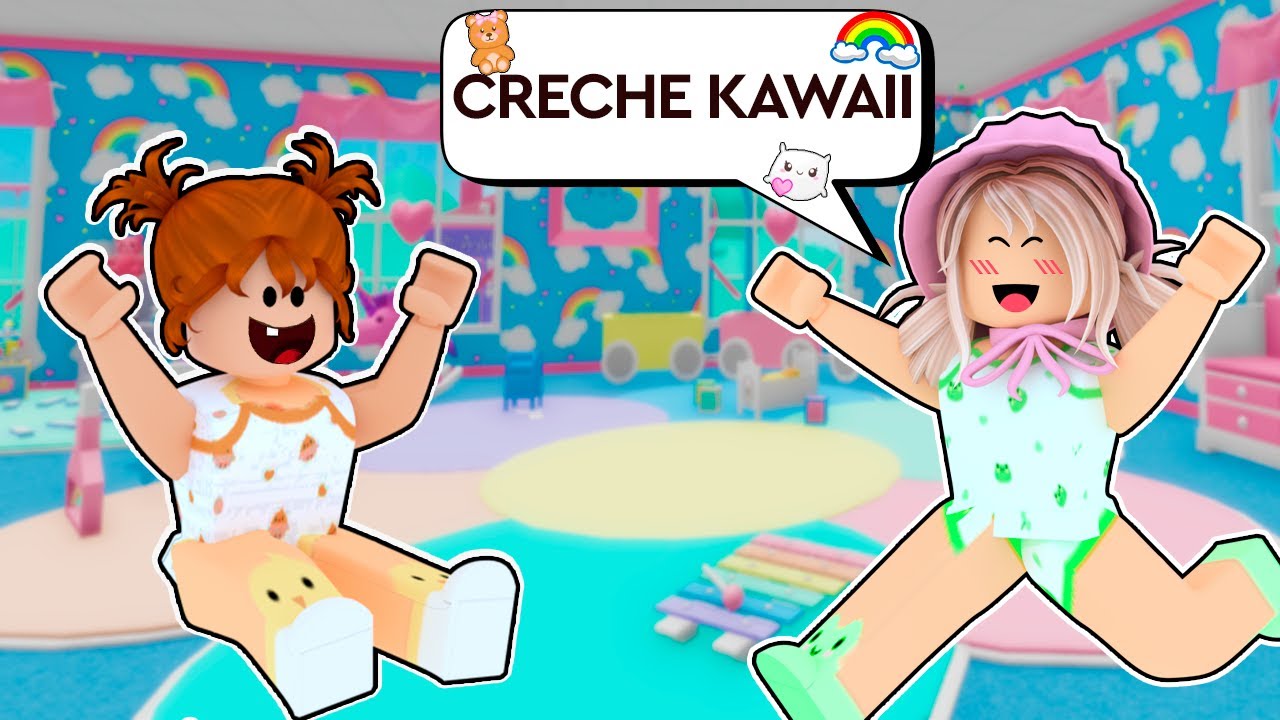 CRECHE MAIS KAWAII DO ROBLOX (Kawaii Daycare) 