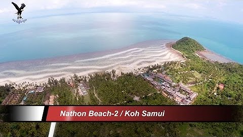 Nathon Beach-2 / Koh Samui Thailand overflown with my drone