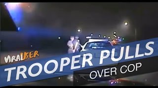 STATE TROOPER PULLS OVER MIAMI COP AT GUN POINT