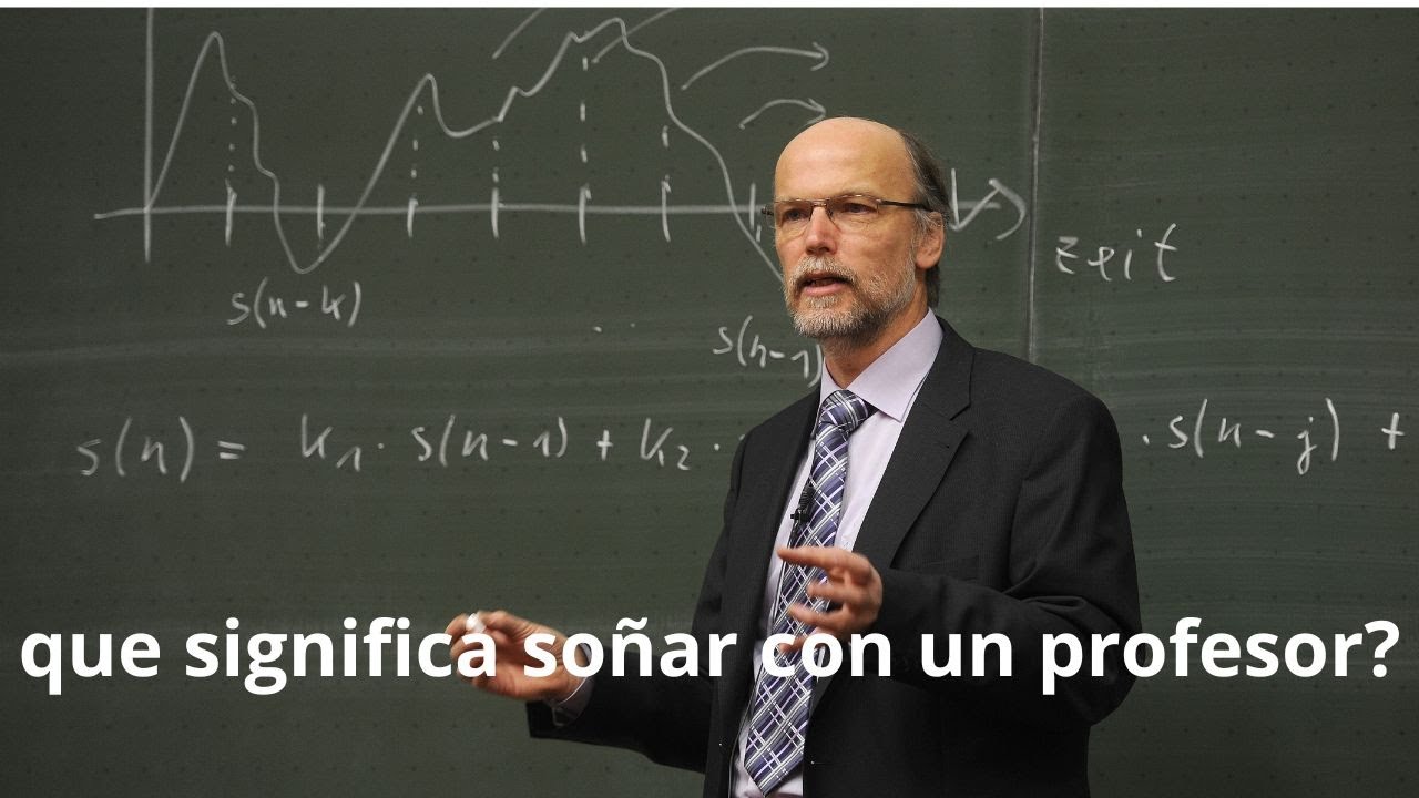 que significa soñar con un profesor? medita con Teresa - YouTube