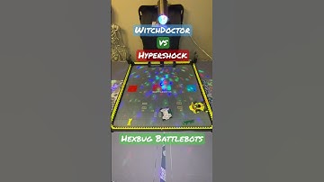 WitchDoctor vs Hypershock .. Hexbug Battlebots  #hexbugbattlebots #hexbugvideos #battlebots