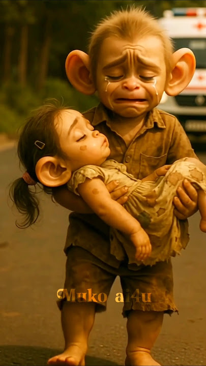 A Poor Monkey Muko 🐒 Hardwork for His Sister 💔👫 | Heart Touching Story ❤️