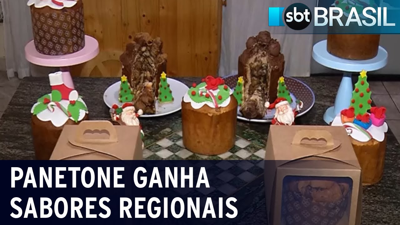 Ingredientes típicos da Amazônia são usados em recheio de panetone | SBT Brasil (23/12/23)