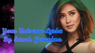 Your Universe Lyrics - By Sarah Geronimo