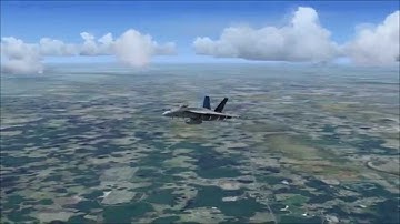 FSX  VRS Superbug F/A-18E Hornet Using Shadowplay