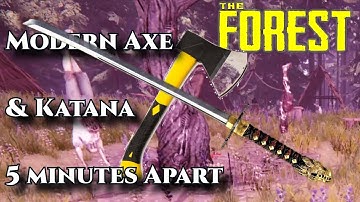 THE FOREST |Modern Axe & Katana 5 Minutes From Each Other|
